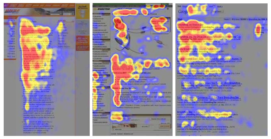 網(wǎng)頁瀏覽者的“F”型眼球軌跡